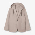 Twill Blazer with Hood